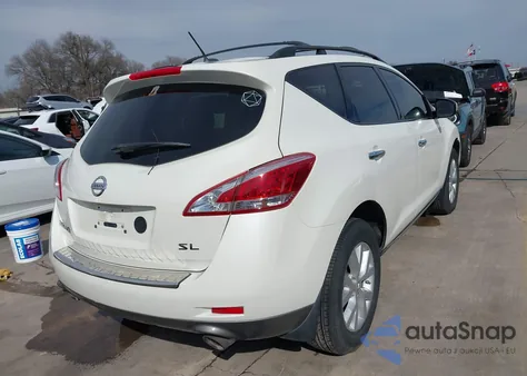2012 Nissan Murano Sl из США, поврежденный, VIN JN8AZ1MU0CW117922